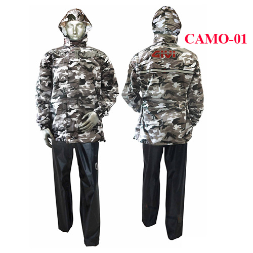 Áo mưa Givi CAMO1.AHG - Có mũ
